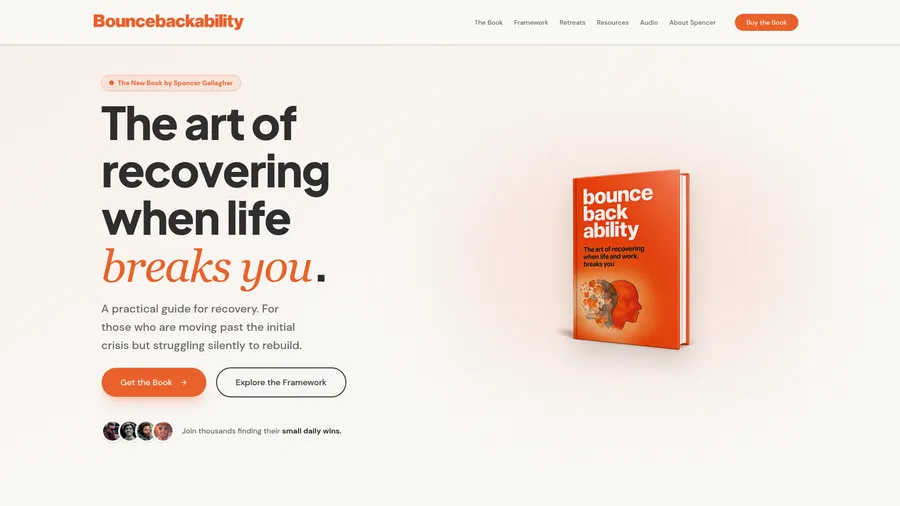 Bouncebackability website