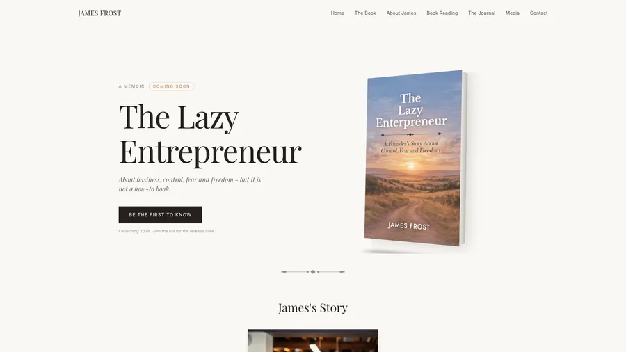 The Lazy Entrepreneur website